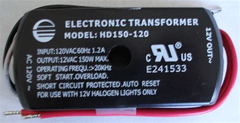 150 watt halogen transformer.